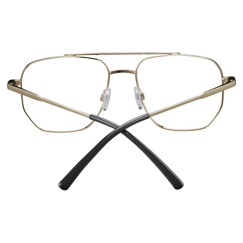 FOLLEN OPTIC, Shiny Light Gold - Black Front-Demo Lens, hi-res image number null